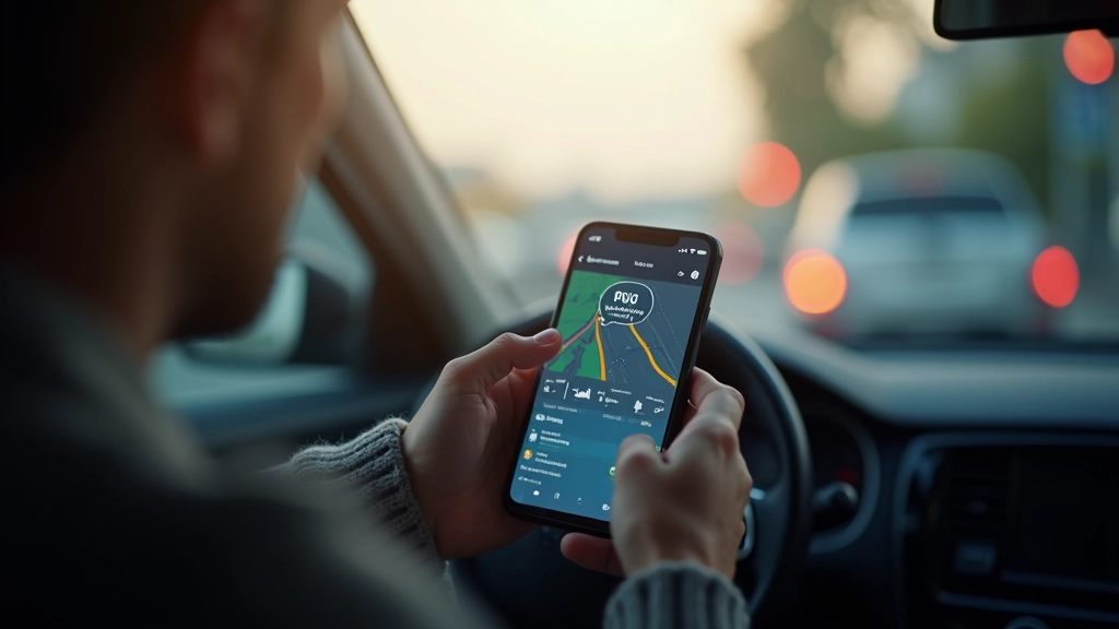 E-5 otoyolunda sürücülerin aralarında yapay zeka tahmin sistemi uygulamasını telefonda gördükleri anlar