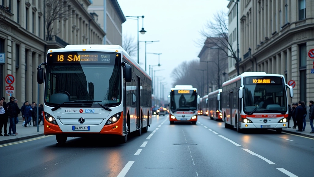 Otobüs ve toplu taşıma ağı